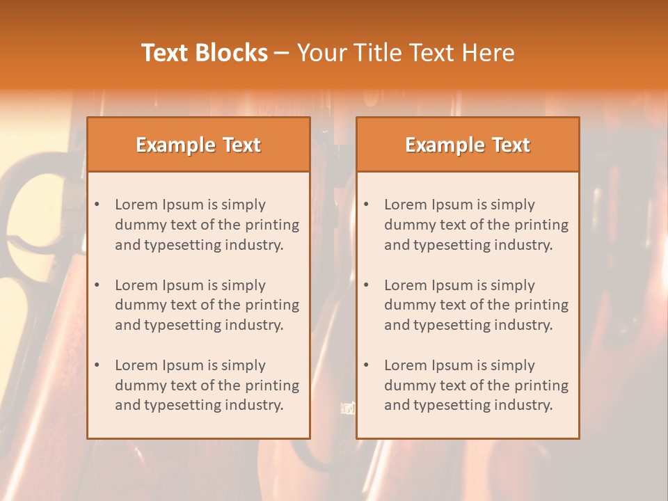 Rifles PowerPoint Template