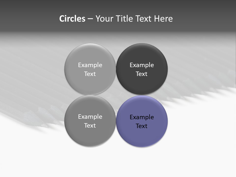 Black Pencils On White Background PowerPoint Template