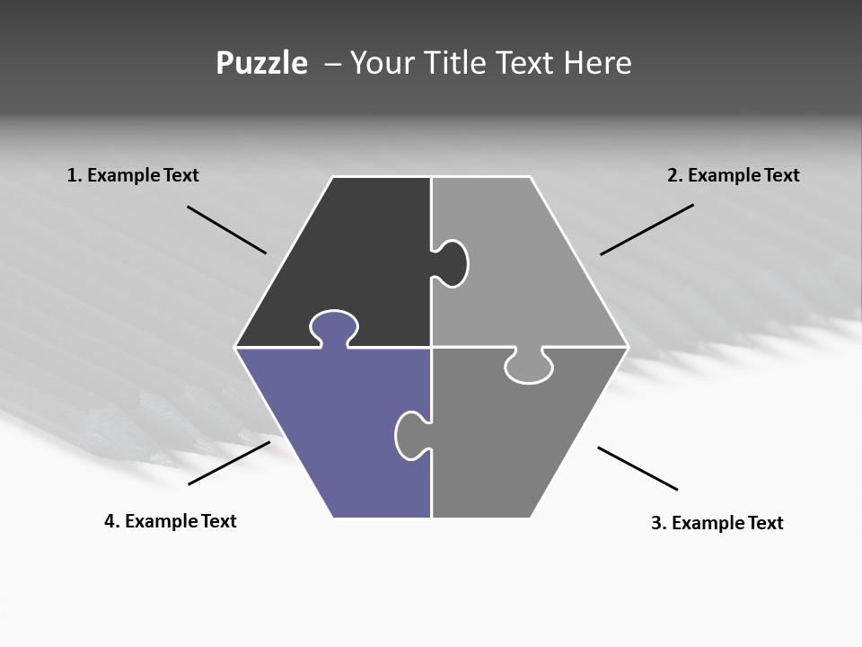 Black Pencils On White Background PowerPoint Template