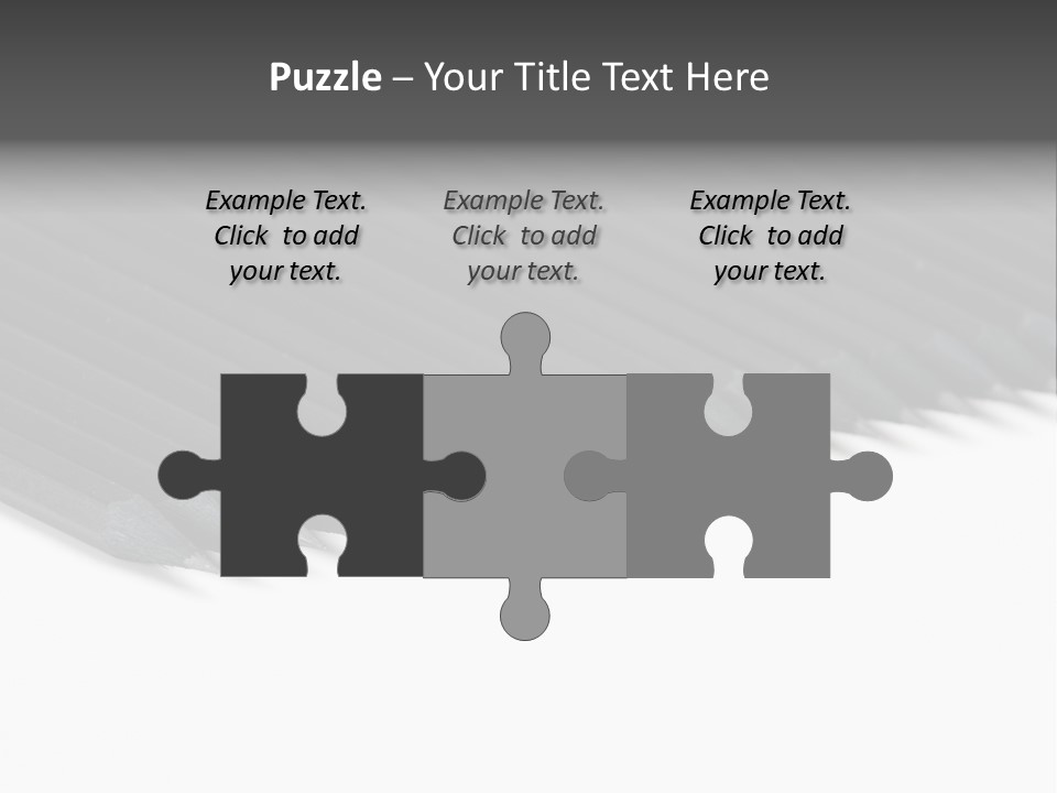 Black Pencils On White Background PowerPoint Template