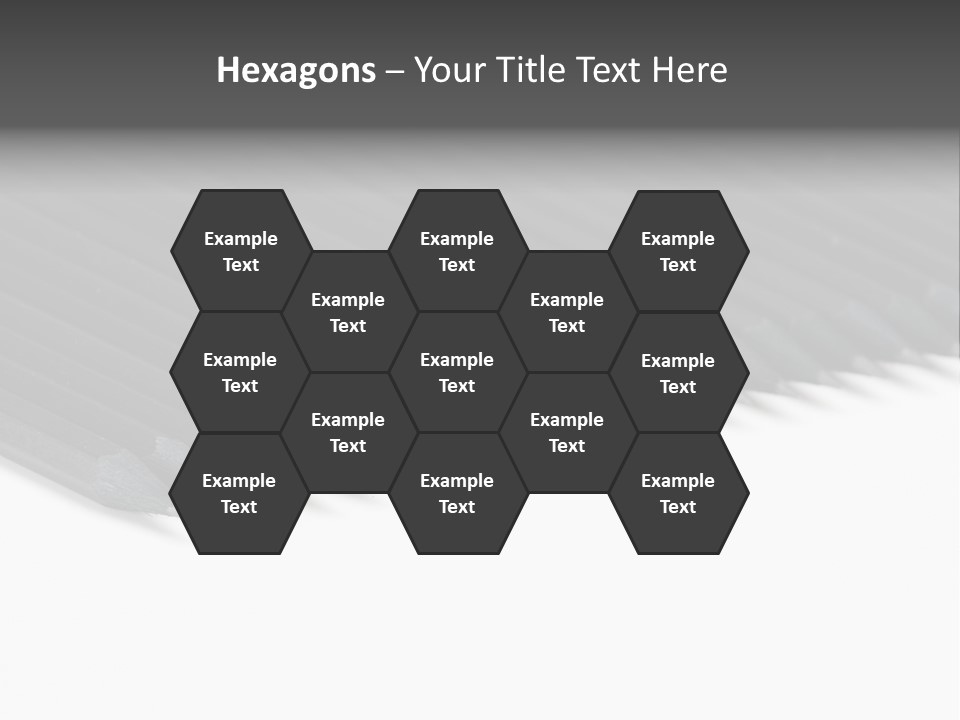 Black Pencils On White Background PowerPoint Template