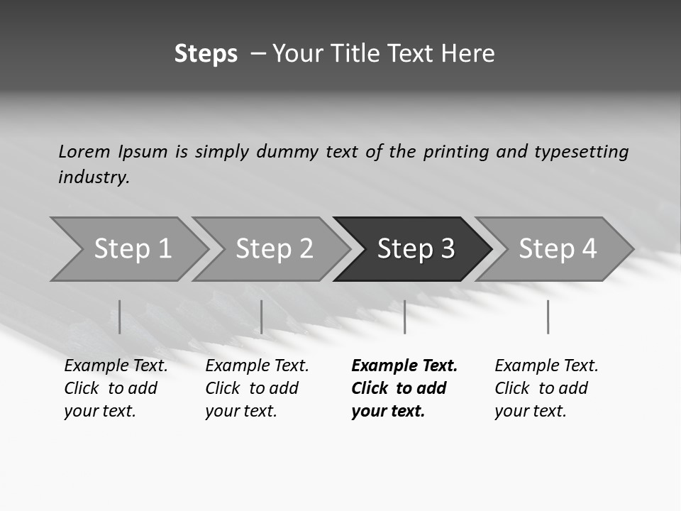Black Pencils On White Background PowerPoint Template