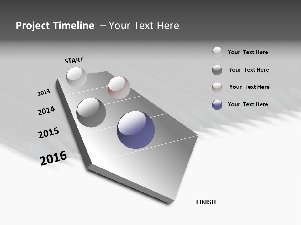 Black Pencils On White Background PowerPoint Template