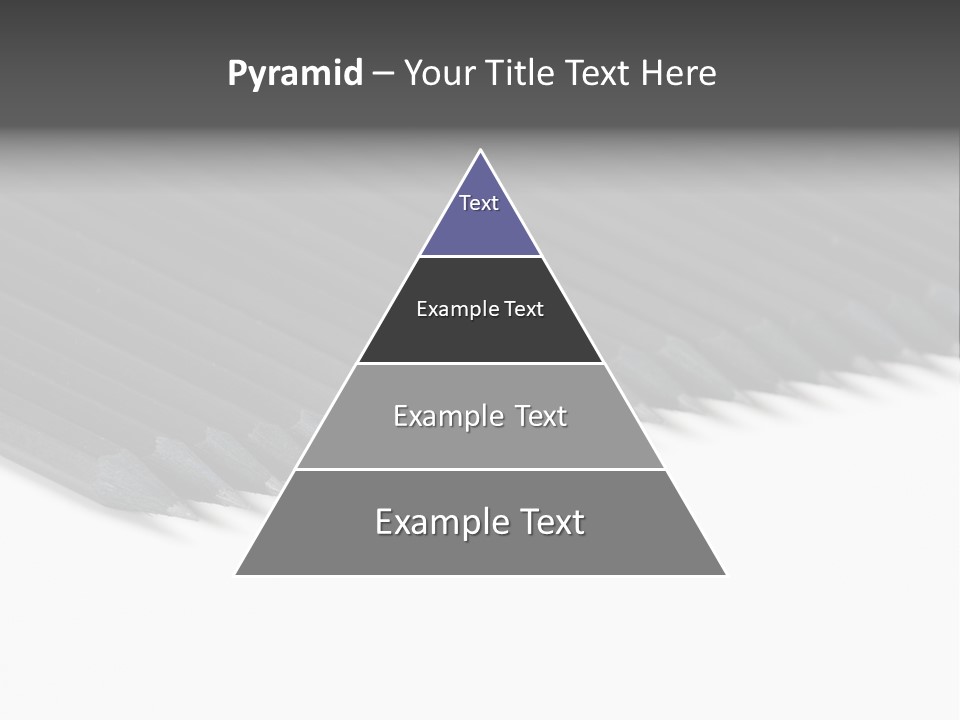 Black Pencils On White Background PowerPoint Template