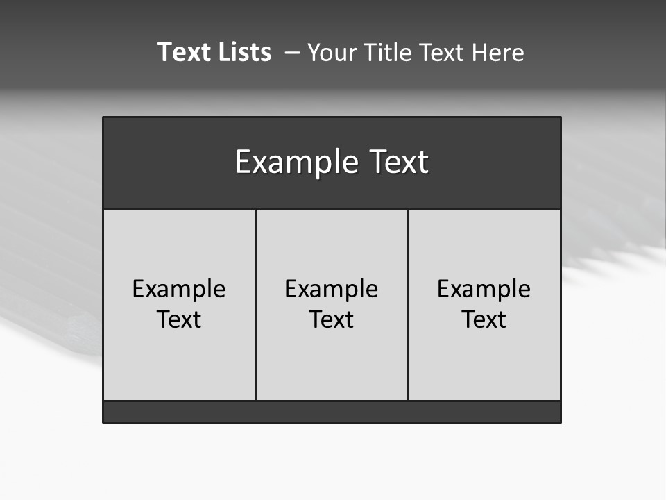 Black Pencils On White Background PowerPoint Template