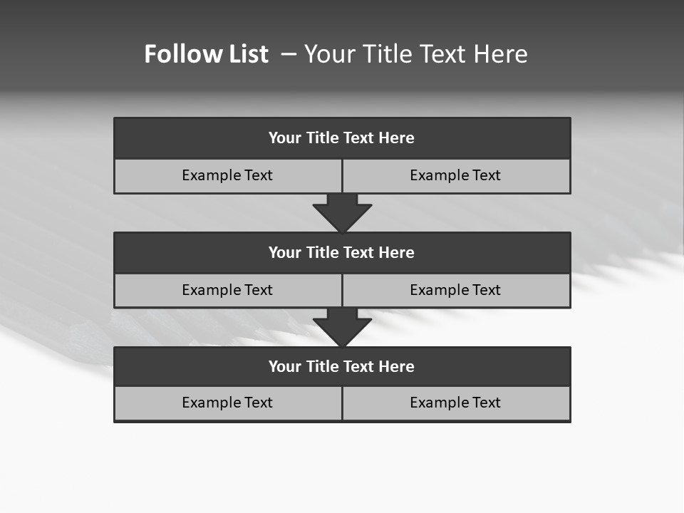 Black Pencils On White Background PowerPoint Template
