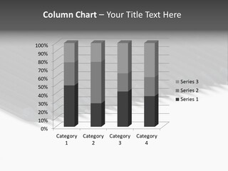 Black Pencils On White Background PowerPoint Template