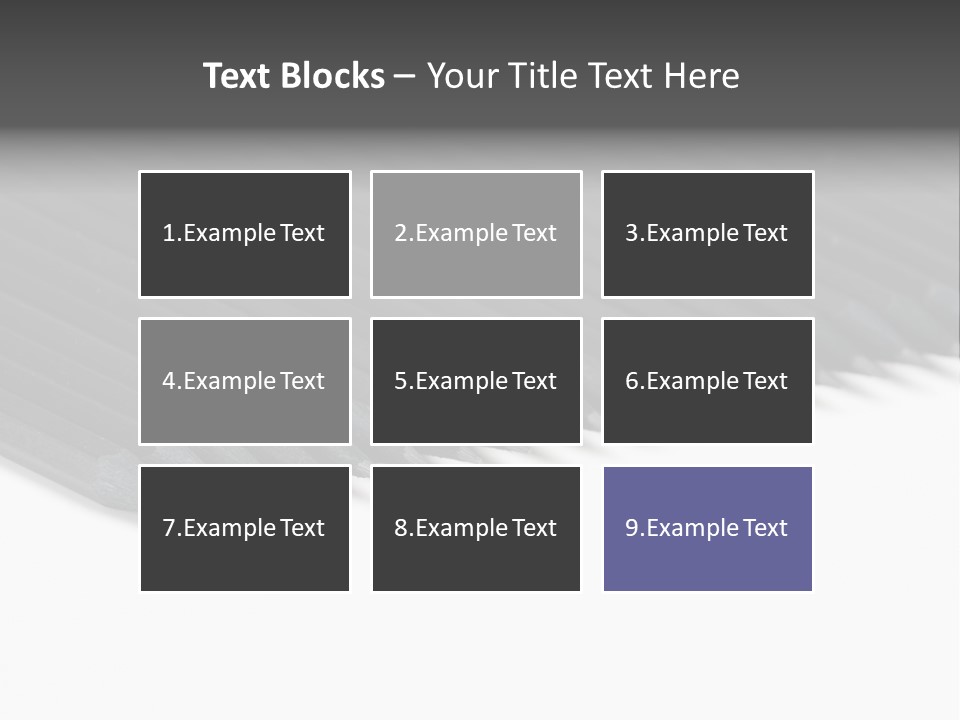 Black Pencils On White Background PowerPoint Template