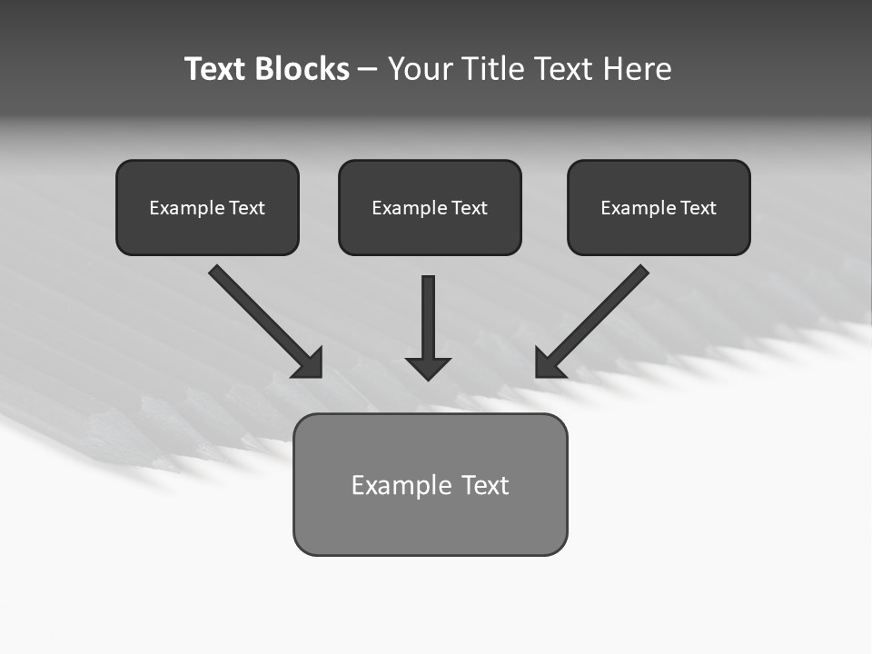 Black Pencils On White Background PowerPoint Template