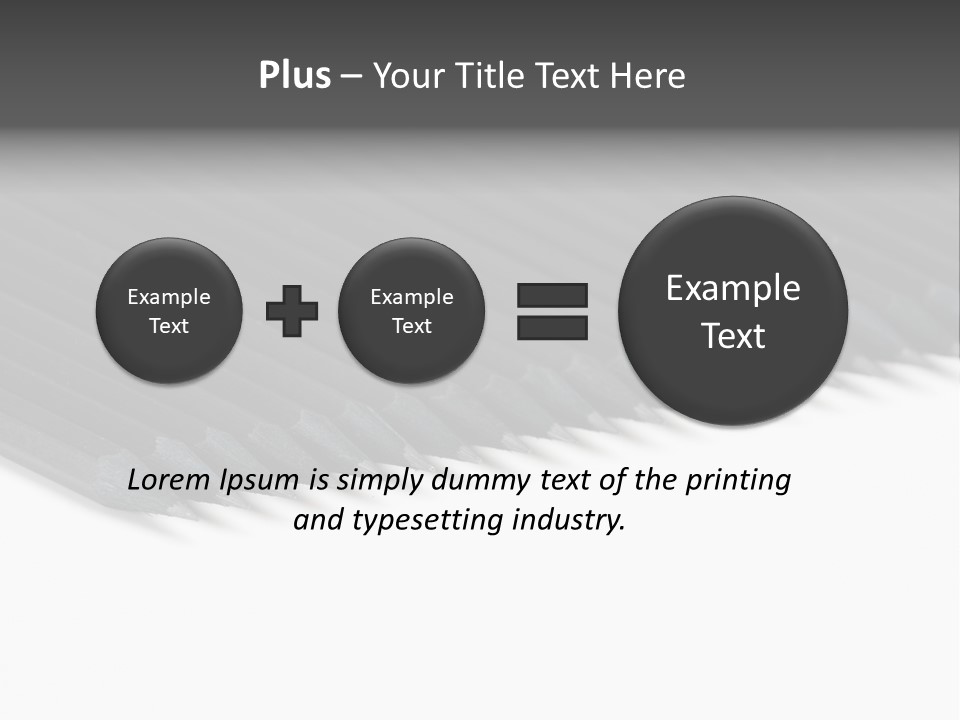 Black Pencils On White Background PowerPoint Template