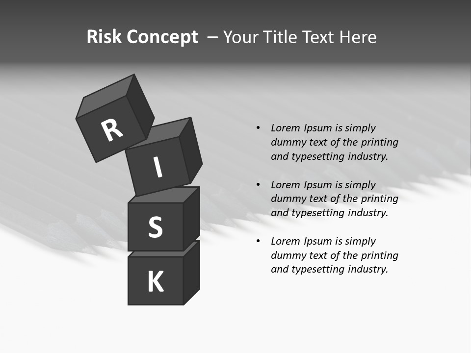 Black Pencils On White Background PowerPoint Template