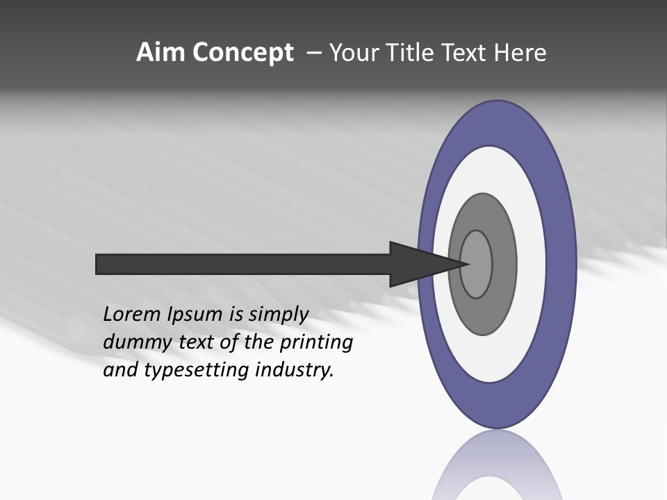 Black Pencils On White Background PowerPoint Template