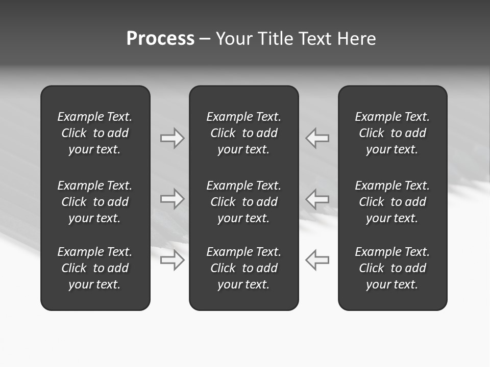 Black Pencils On White Background PowerPoint Template