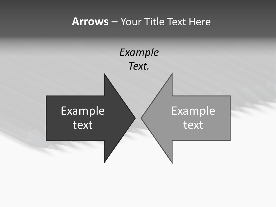 Black Pencils On White Background PowerPoint Template