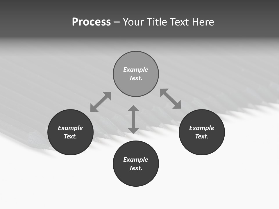 Black Pencils On White Background PowerPoint Template