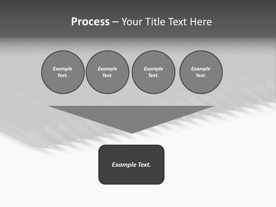 Black Pencils On White Background PowerPoint Template