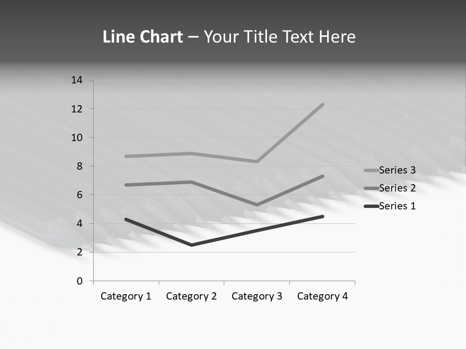 Black Pencils On White Background PowerPoint Template