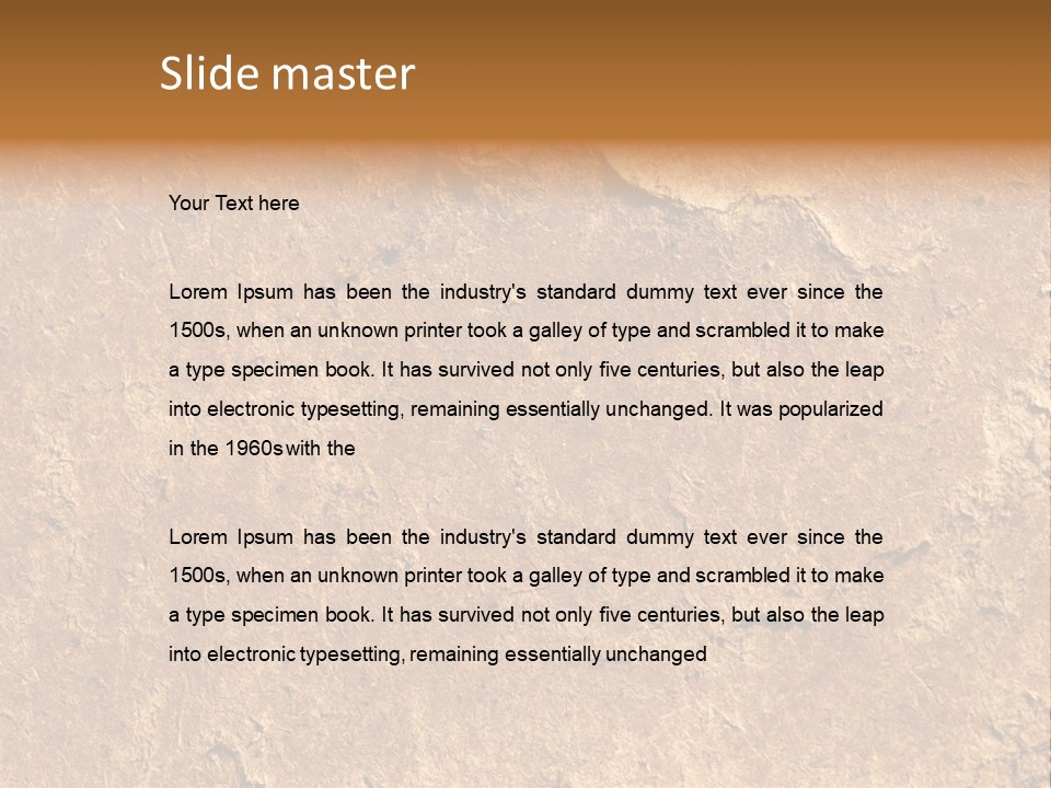 Old Cardboard PowerPoint Template