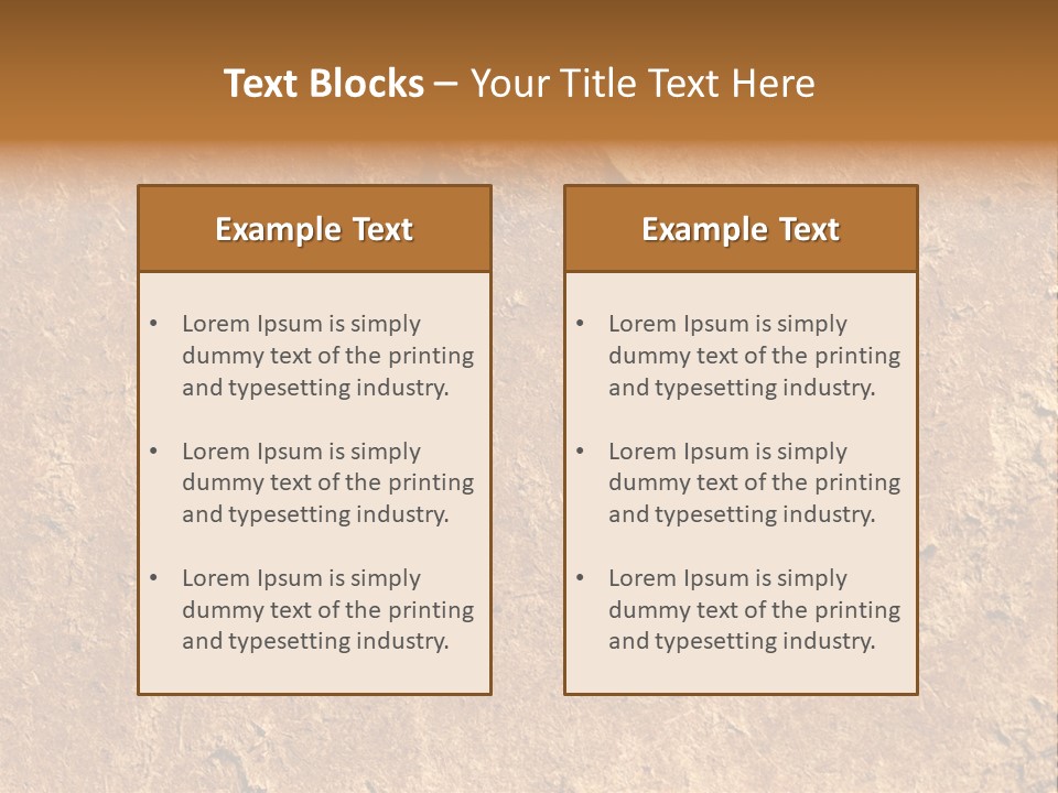Old Cardboard PowerPoint Template