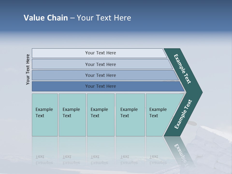 A Man On A Snowboard Jumping Over A Cliff PowerPoint Template