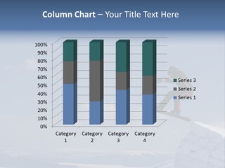 A Man On A Snowboard Jumping Over A Cliff PowerPoint Template