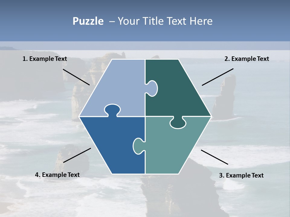 The Apostles, Victoria Australia PowerPoint Template