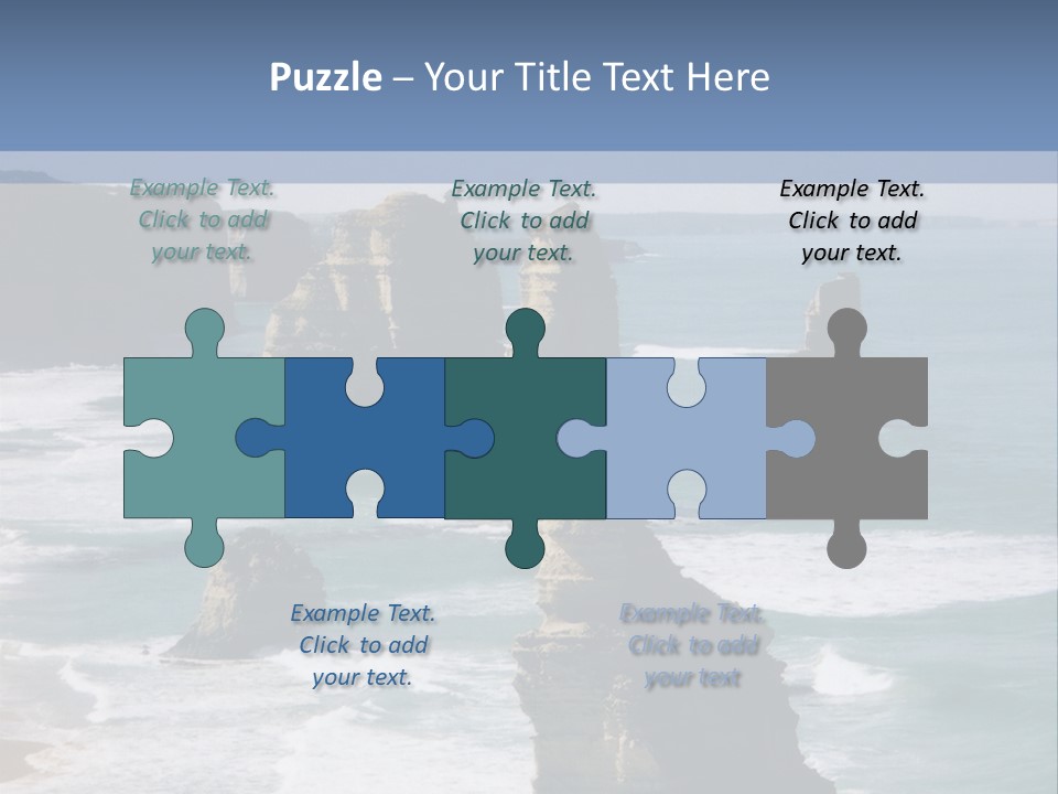 The Apostles, Victoria Australia PowerPoint Template