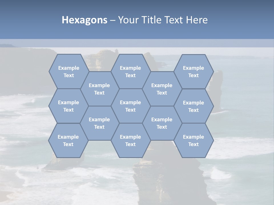 The Apostles, Victoria Australia PowerPoint Template