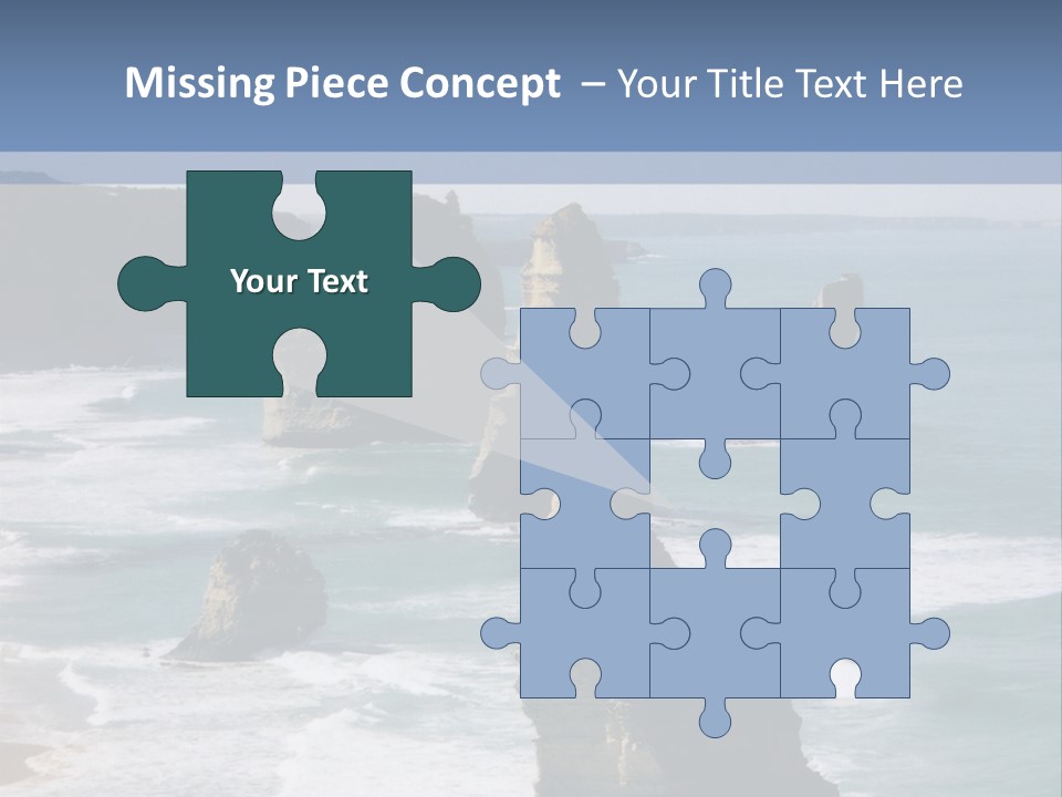 The Apostles, Victoria Australia PowerPoint Template