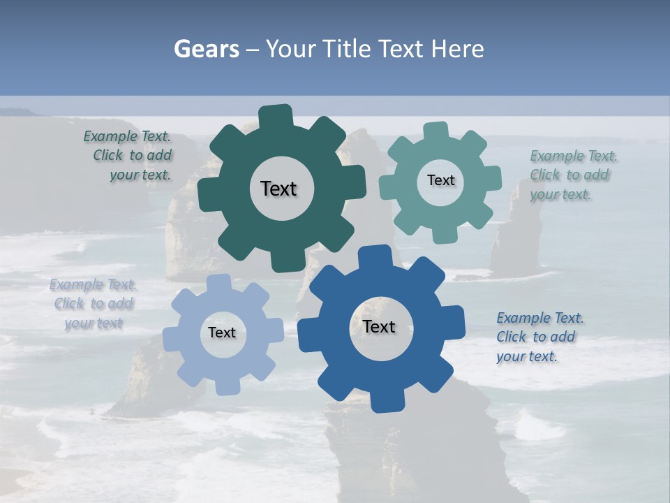 The Apostles, Victoria Australia PowerPoint Template