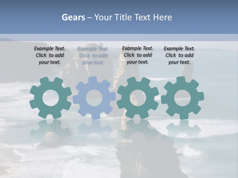 The Apostles, Victoria Australia PowerPoint Template