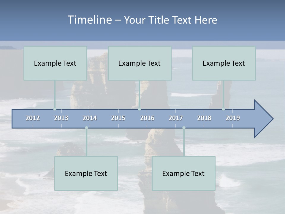 The Apostles, Victoria Australia PowerPoint Template
