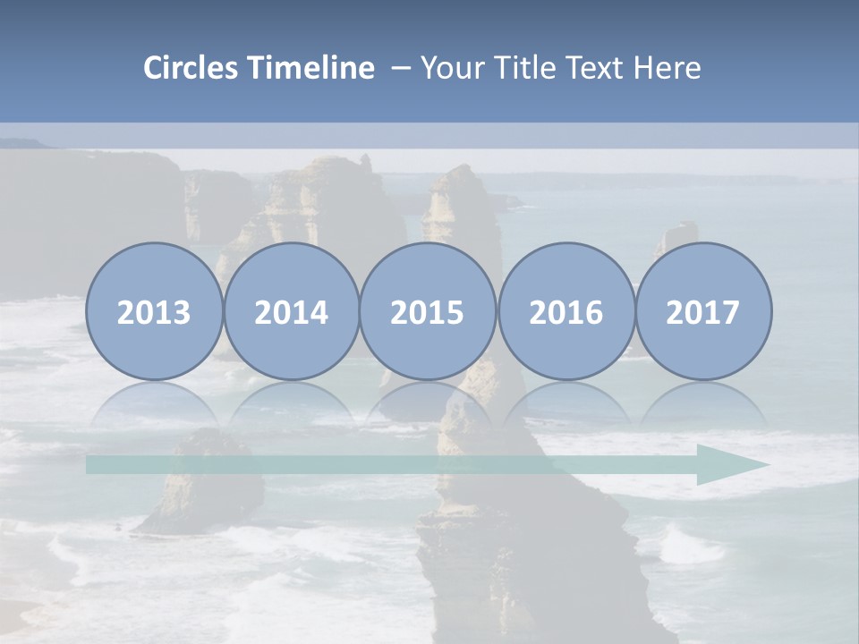 The Apostles, Victoria Australia PowerPoint Template