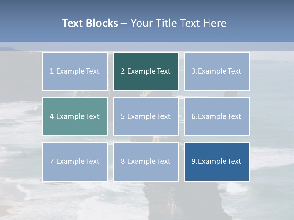 The Apostles, Victoria Australia PowerPoint Template