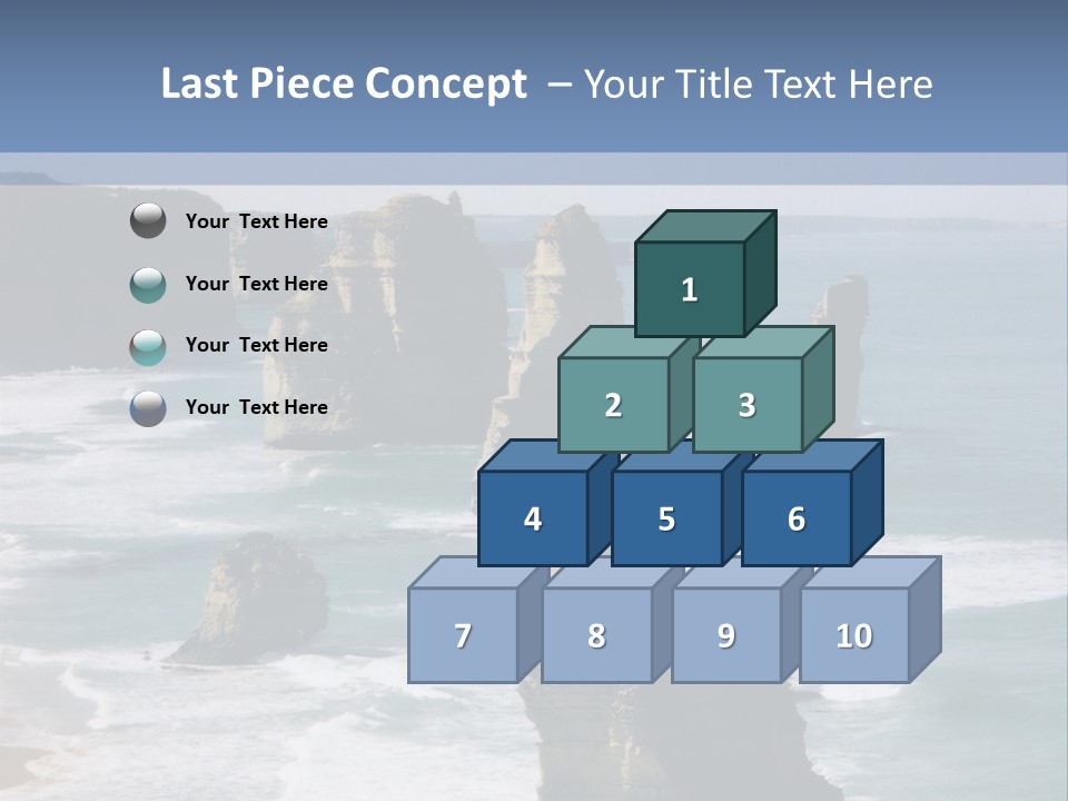 The Apostles, Victoria Australia PowerPoint Template