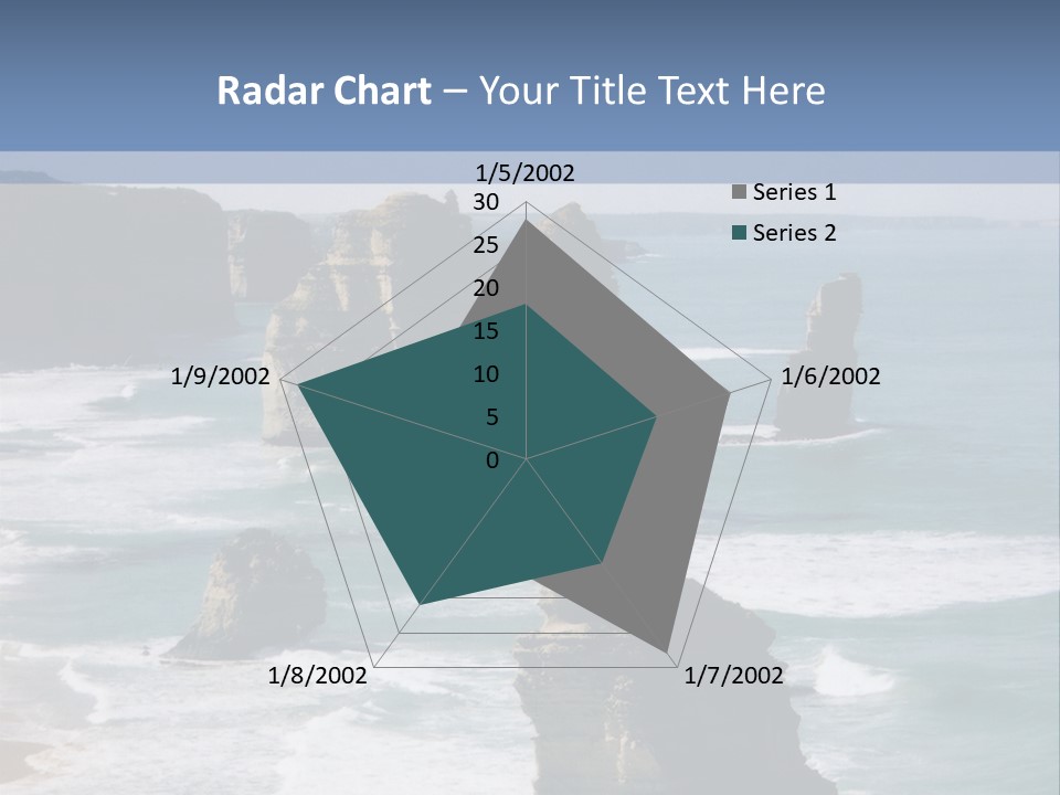 The Apostles, Victoria Australia PowerPoint Template