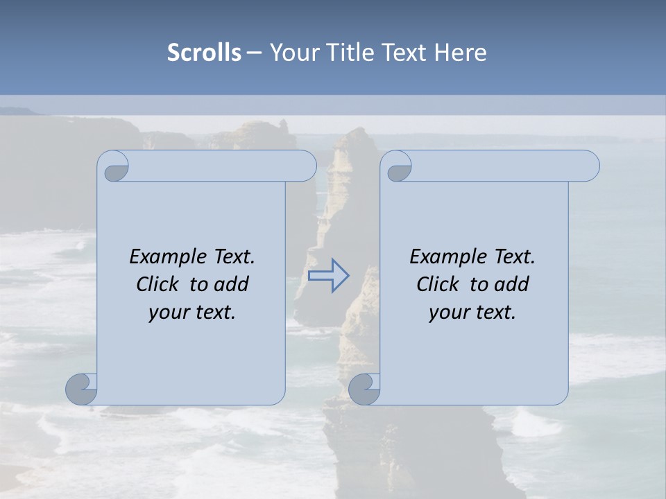 The Apostles, Victoria Australia PowerPoint Template