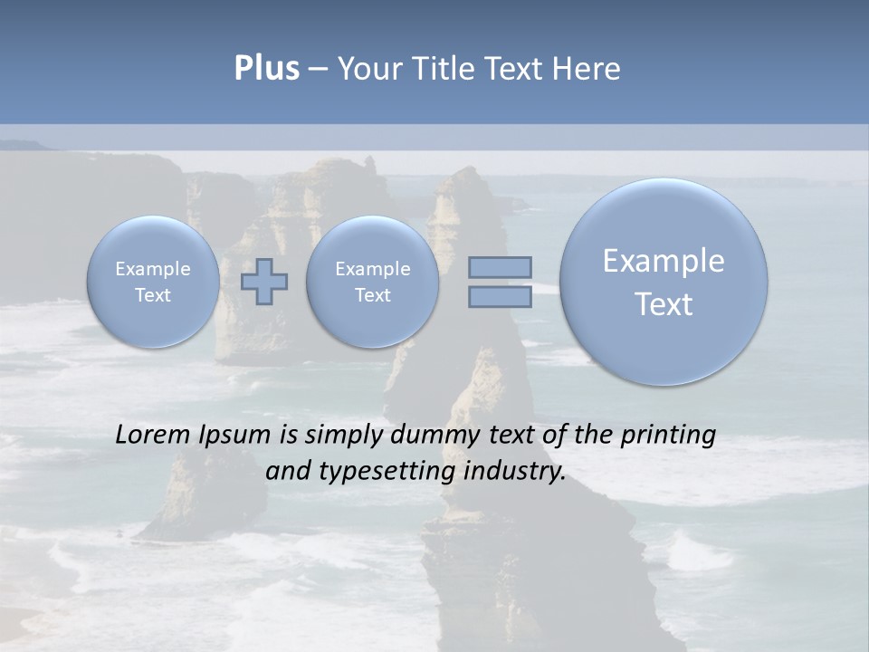 The Apostles, Victoria Australia PowerPoint Template