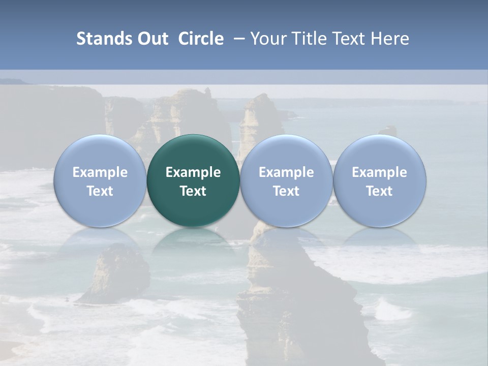 The Apostles, Victoria Australia PowerPoint Template