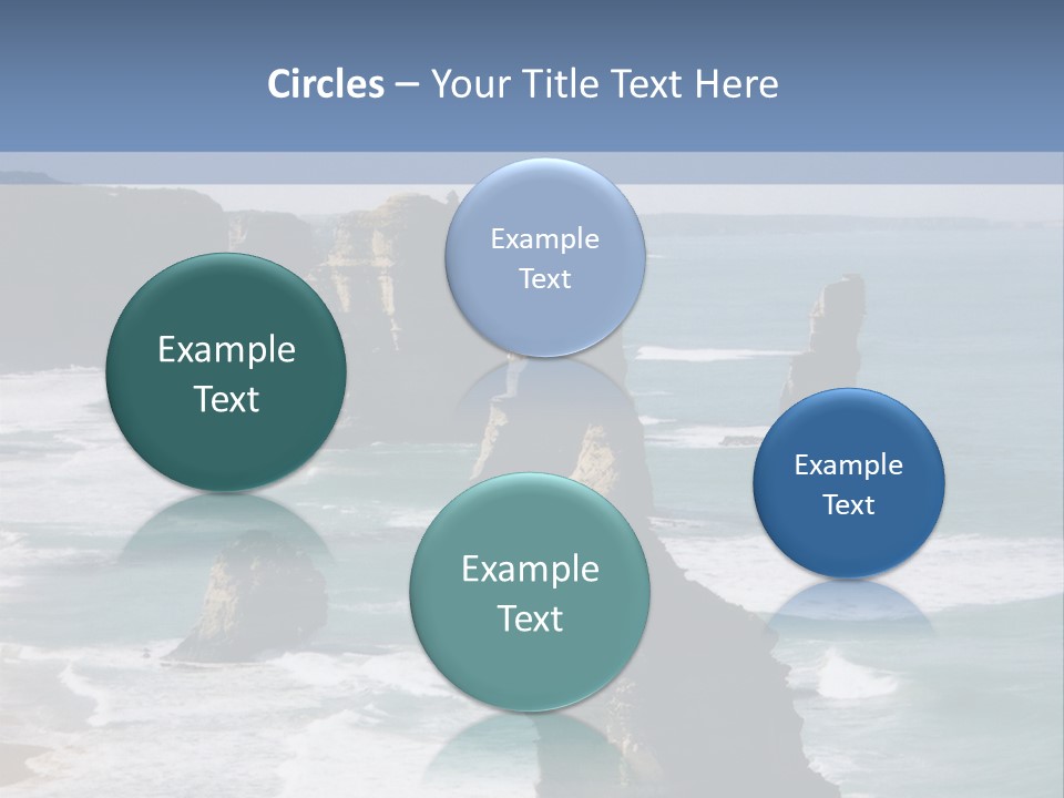 The Apostles, Victoria Australia PowerPoint Template