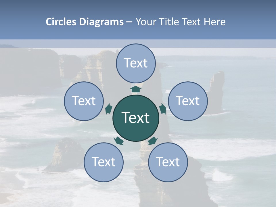 The Apostles, Victoria Australia PowerPoint Template