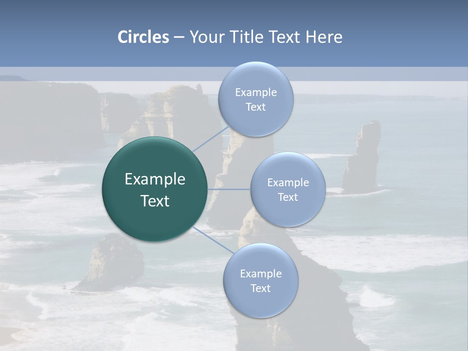 The Apostles, Victoria Australia PowerPoint Template