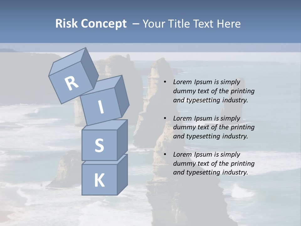 The Apostles, Victoria Australia PowerPoint Template