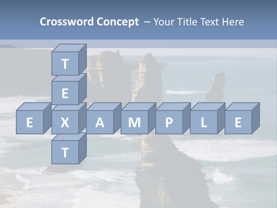 The Apostles, Victoria Australia PowerPoint Template