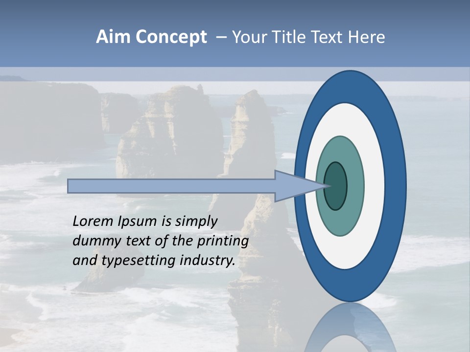 The Apostles, Victoria Australia PowerPoint Template