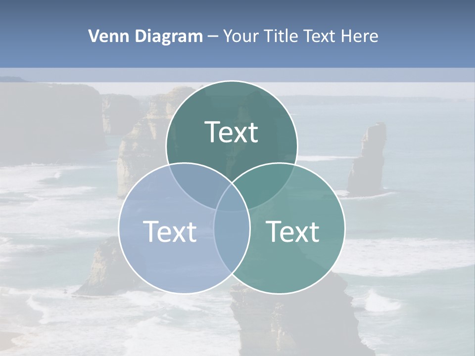 The Apostles, Victoria Australia PowerPoint Template