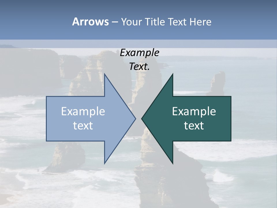 The Apostles, Victoria Australia PowerPoint Template