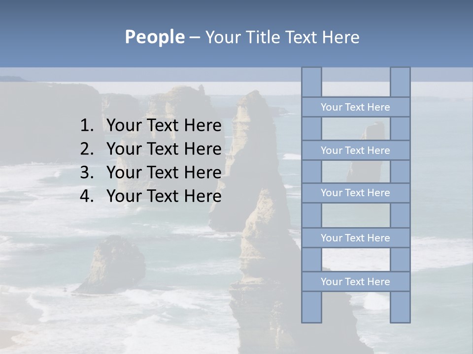 The Apostles, Victoria Australia PowerPoint Template