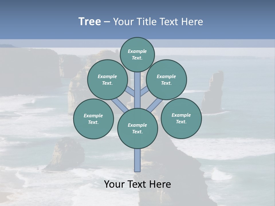 The Apostles, Victoria Australia PowerPoint Template