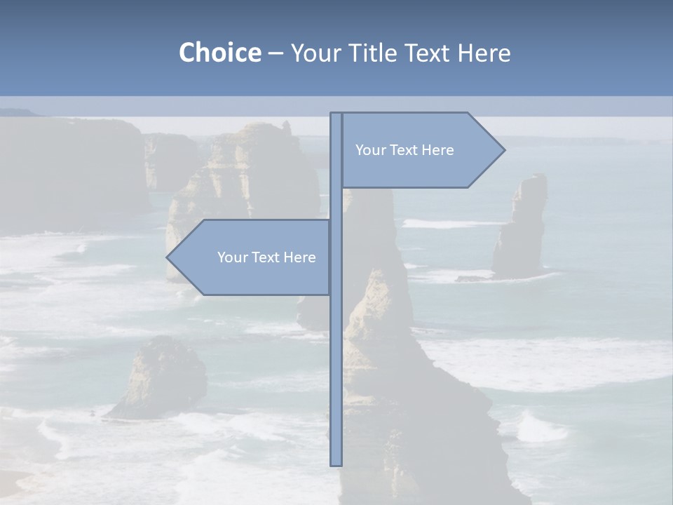 The Apostles, Victoria Australia PowerPoint Template